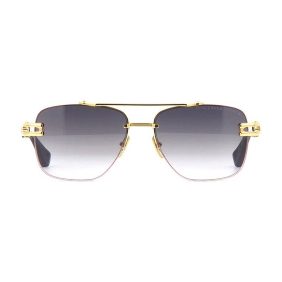 NEW  DITA SUNGLASSES GOLD BLACK AVIATOR MEN EYEWEAR DITA - Picture 2 of 4